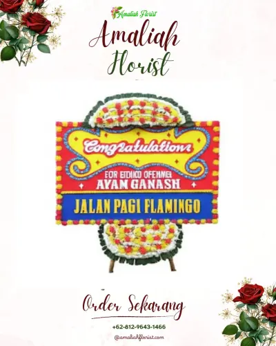 Bunga Papan Congratulation di Margolelo